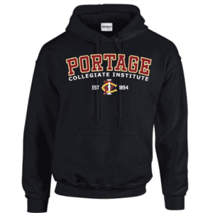 G185 Gildan Heavy Blend 8 oz., 50/50 Hooded Sweatshirt - Black
