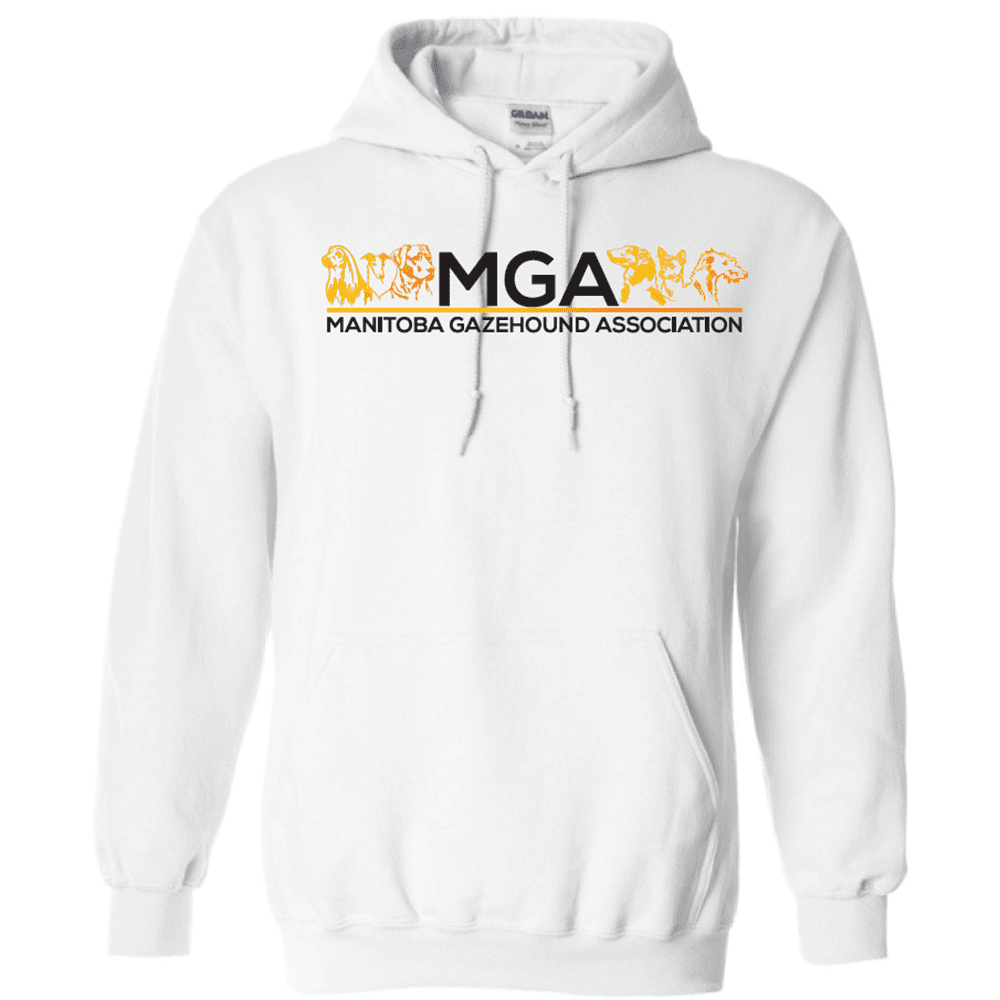 G185 Gildan Heavy Blend 8 oz., 50/50 Hooded Sweatshirt - White