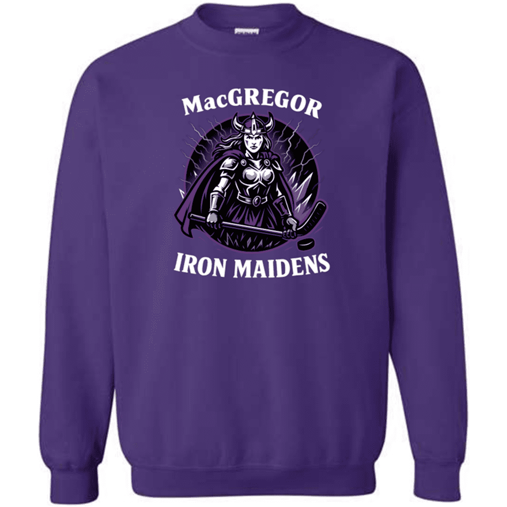 G180 Gildan Heavy Blend Fleece Crew Sweatshirt - Purple