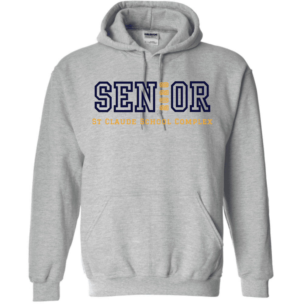 G185 Gildan Heavy Blend 8 oz., 50/50 Hooded Sweatshirt - Sport Grey