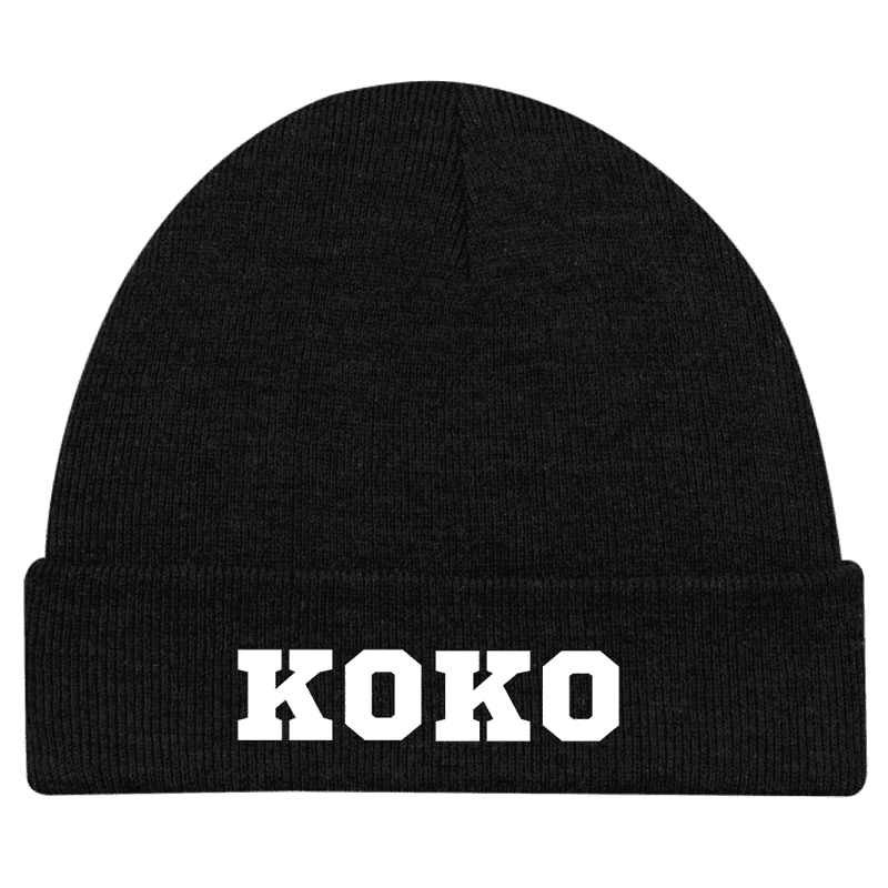 0530M Acrylic Roll Toque - Black
