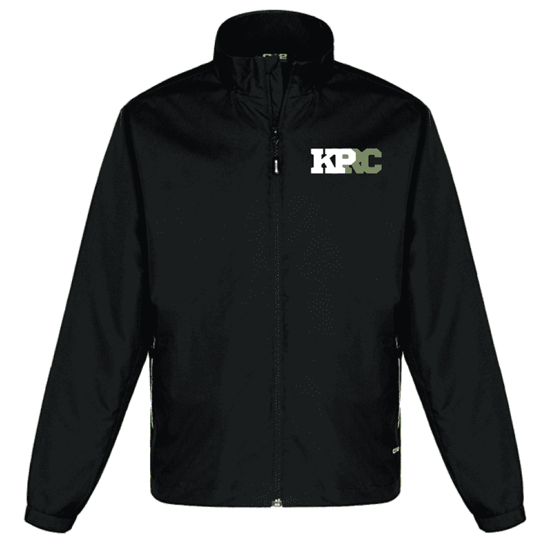 4170 Athletic Mesh Lined Track Jacket - Black
