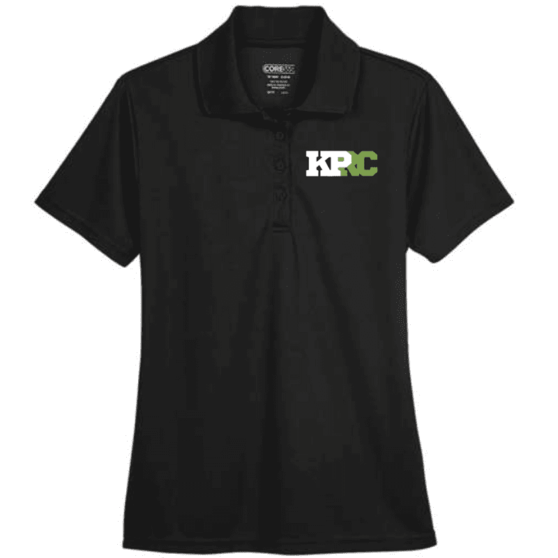78181 Core365 Ladies' Origin Performance Pique Polo - Black
