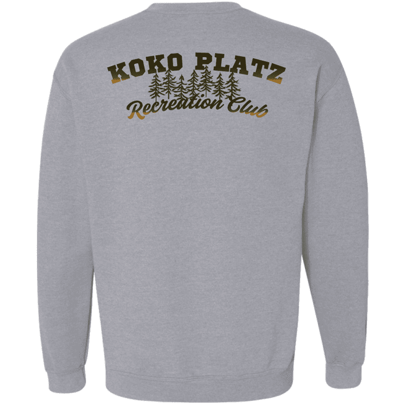 G180 Gildan Heavy Blend Fleece Crew Sweatshirt - Sport Grey - Image 2