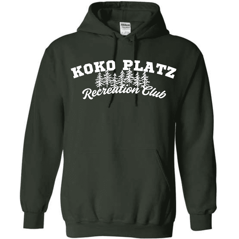 G185 Gildan Heavy Blend 8 oz., 50/50 Hooded Sweatshirt - Forest Green