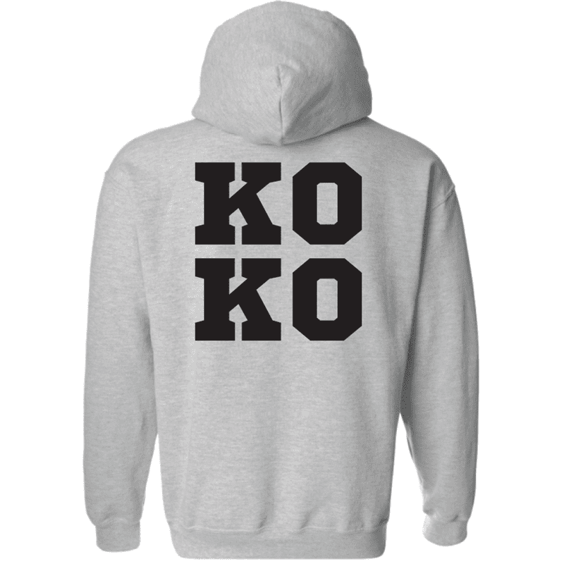 G185 Gildan Heavy Blend 8 oz., 50/50 Hooded Sweatshirt - Sport Grey - Image 2